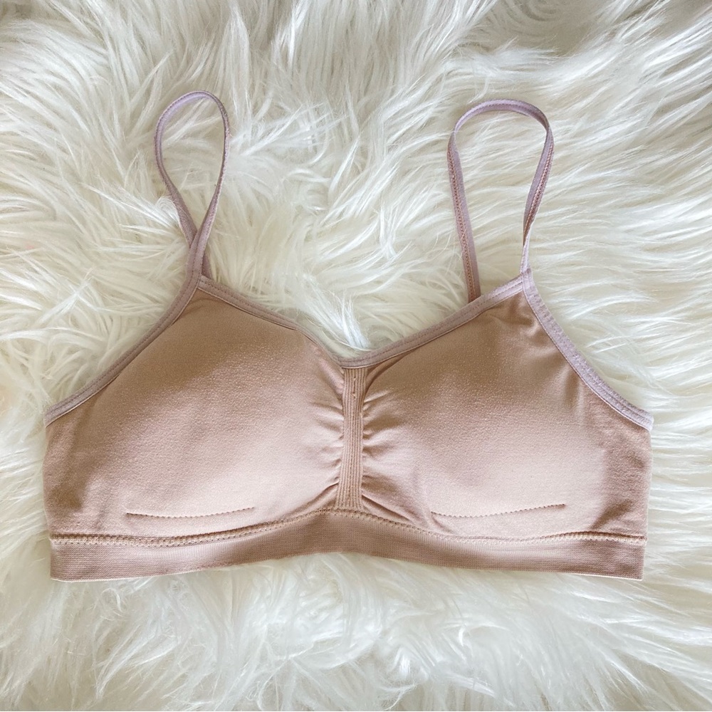 Natural Color Girls Seamless Bralette Everyday Bra